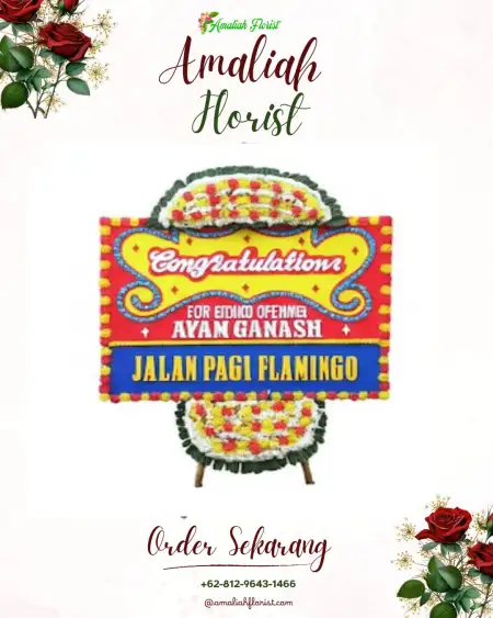 Sewa Papan Bunga Kayugeritan